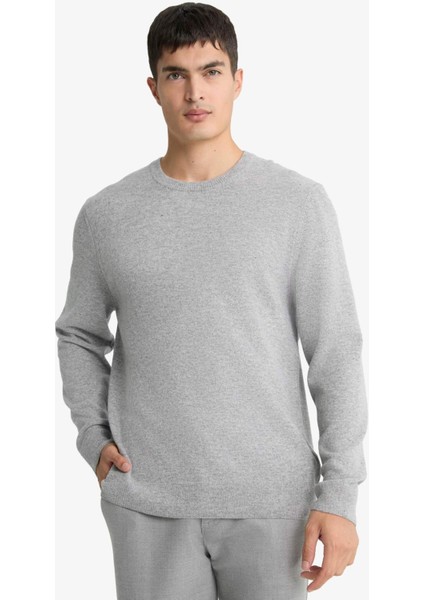 %100 Yün Standart Fit Bisiklet Yaka Kazak F3127AX25WN modelleri