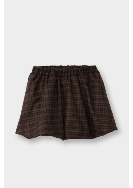 Kız Bebek Beli Lastikli Kareli Gofre Dokulu Etek G3310A525WN fiyatları