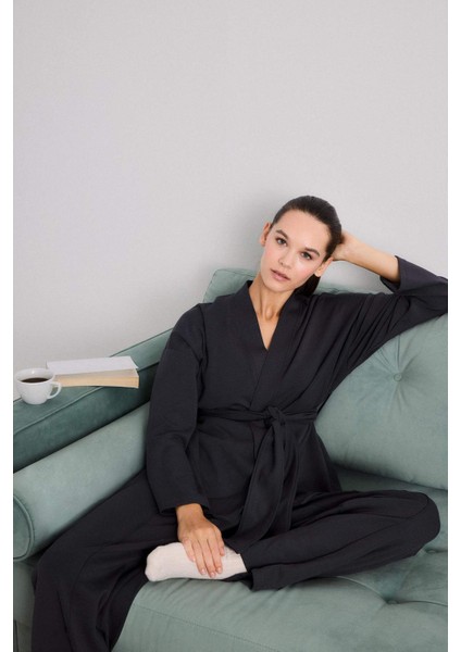 Modal Kimono Ceket G0003AX25WN