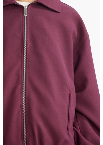 Ceket Yaka Tafta Fermuarlı Bomber Ceket G4822AX25WN modelleri