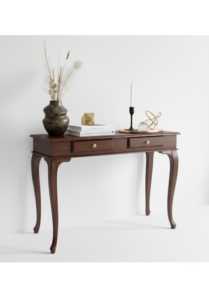 120 cm Masif Çekmeceli Lükens Ceviz Dresuar modelleri