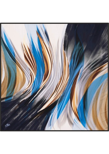 90X90 Aker Polyester Tivil Eşarp