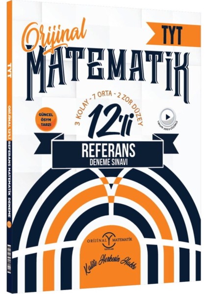 Orijinal Tyt Dnm 12Lİ Referans Matematik - 25-26