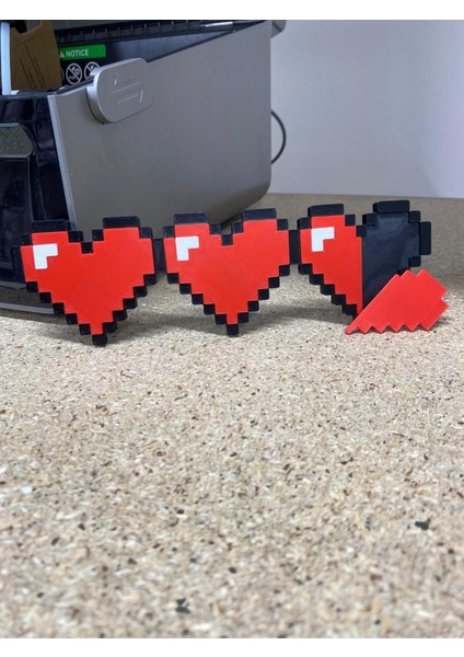 Minecraft Kalp Biblo, Aksesuar, Masa Üstü Süsü