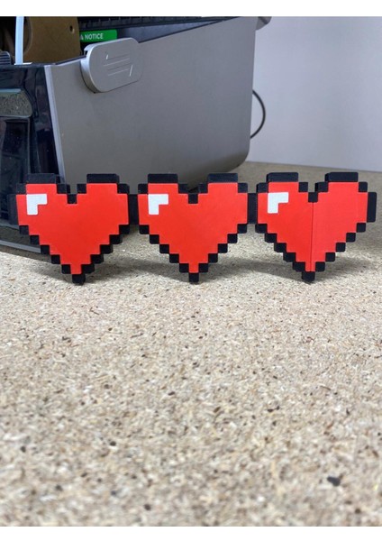 Minecraft Kalp Biblo, Aksesuar, Masa Üstü Süsü modelleri