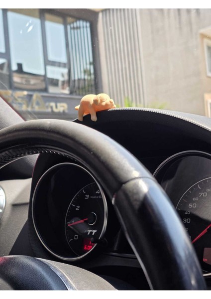 Sevimli Uyuyan Köpek - Araç Torpido Süsü - Biblo Dekoratif Obje fırsatları