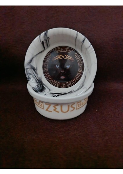 Raccoon Olimpos Serisi Zeus Seramik Mama ve Su Kabı 300ML