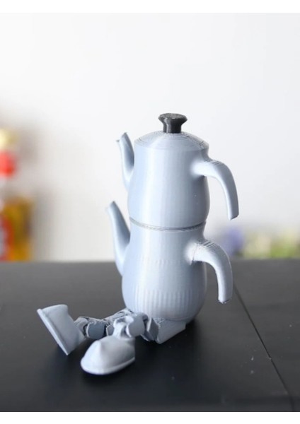 Sevimli Kahve Köşesi 6’lı Biblo Seti - Kahve Çekirdeği - Moka Pot - Kupa - Bardak Dekoratif fırsatları