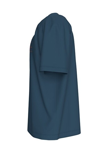 Erkek Mavi Grafikli Tişört fırsatları