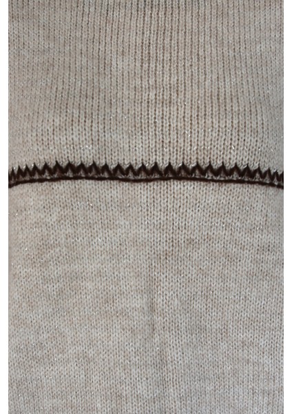 Regular Fit Bisiklet Yaka Kazak Bayan Kazak 25K0195K1 fırsatları