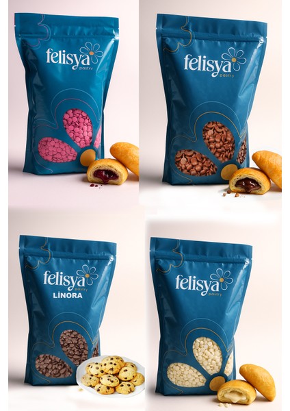 Sütlü/bitter/beyaz/frambuaz Damla Çikolata 1 KGX4KG