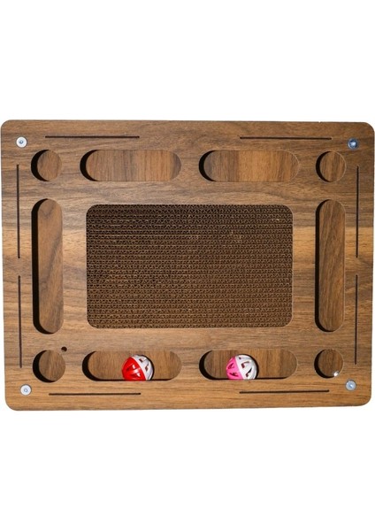 Karton Tırmalamalı Kedi Oyuncağı Digdörtgen 35-45-6cm