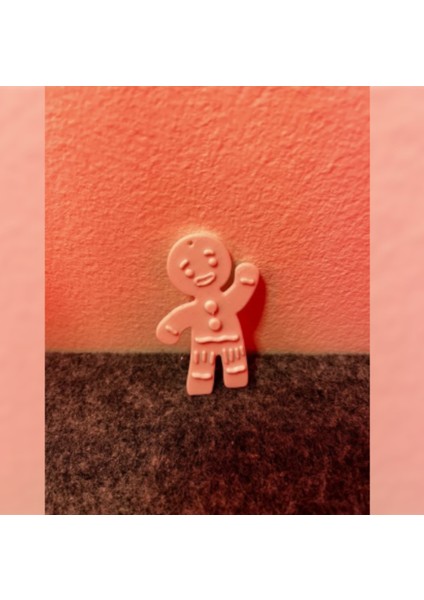 3D Baskı Zencefilli Adam Yılbaşı Ağacı Süsü | Sevimli Gingerbread Man Dekor fiyatları