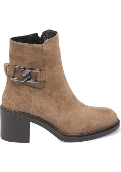 Vizon Hakiki Süet Deri Kadın Casual Bot - K24K1BT67746-A02 modelleri