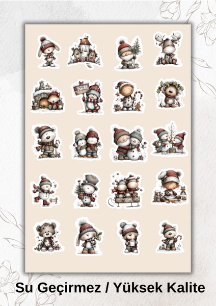 Yeni Yıl Sticker Ajanda Bullet Journal YRM069