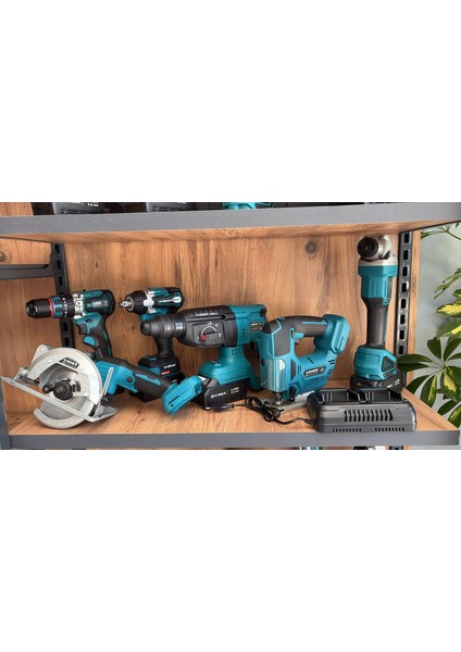 Şarjlı Makina Seti 6 ' Lı Ryndor