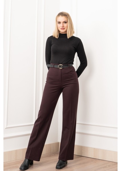 Lara Ince Kemerli Pantolon 30320