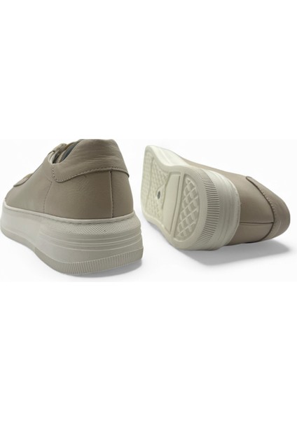 Nova Bej Hakiki Deri Basic Kadın Sneaker modelleri