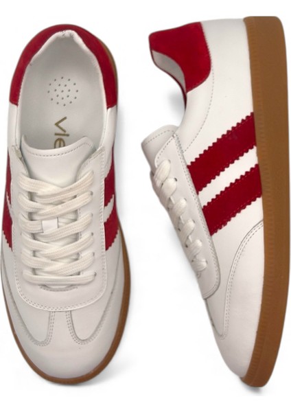 Ruby Beyaz Hakiki Deri Günlük Kadın Sneaker fırsatları