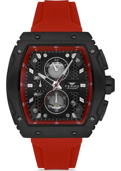 Orijinal Erkek Silikon Kordon Spor Kol Saati Çelik Kasa Paslanmaz Çelik Fonksiyonlar Akitf Çalışır 2 Yıl Garantili Premium Seri