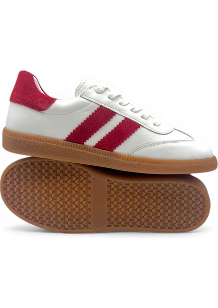 Ruby Beyaz Hakiki Deri Günlük Kadın Sneaker indirimleri