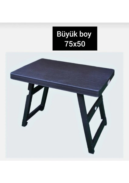 Piknik Masası Büyük Boy 75X50 Yükseklik 57CM Siyah fiyatları