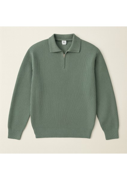 Polo Yaka Triko Kazak Kalın Regular Erkek modelleri