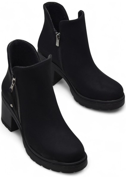 4559 Kadın Bot Ayakkabı Kaymaz Taban Fermuarlı Bağcıklı Günlük Kadın Bot fiyatları