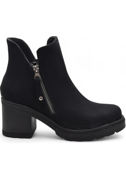 4559 Kadın Bot Ayakkabı Kaymaz Taban Fermuarlı Bağcıklı Günlük Kadın Bot fırsatları