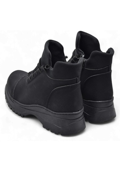 4561 Kadın Bot Ayakkabı Kaymaz Taban Fermuarlı Bağcıklı Günlük Kadın Bot fırsatları