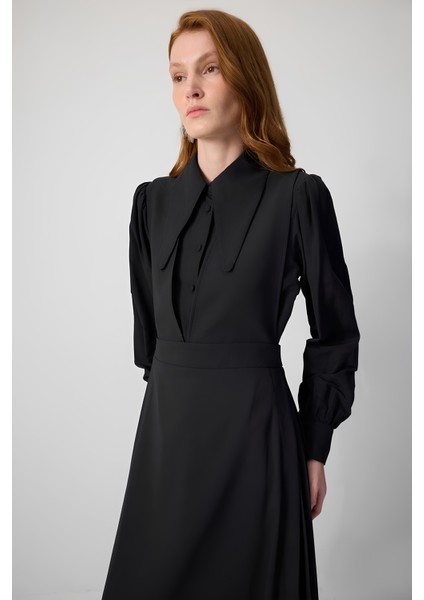 Siyah Pile Detaylı Krep Jile MKN4003 fiyatları