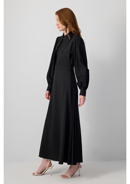 Siyah Pile Detaylı Krep Jile MKN4003 fırsatları