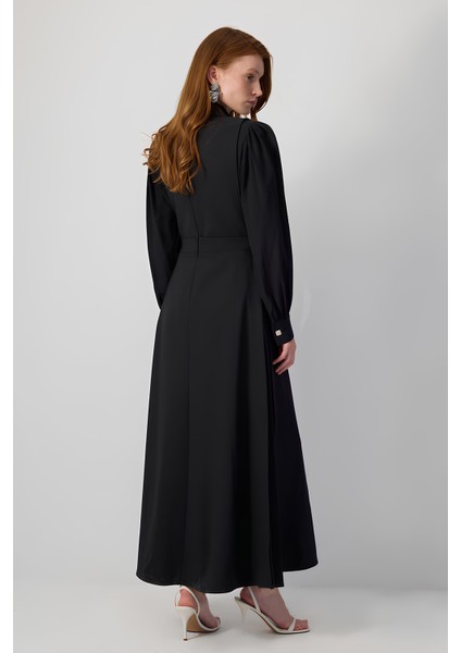 Siyah Pile Detaylı Krep Jile MKN4003 indirimleri