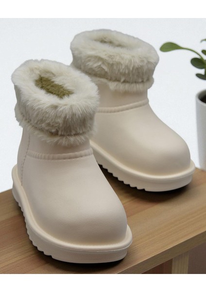 65D Rahat Taban Içi Kürklü Su Geçirmez Kız Çocuk Bot Günlük Çocuk Bot