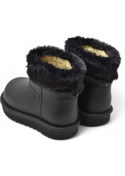 65D Rahat Taban Içi Kürklü Su Geçirmez Kız Çocuk Bot Günlük Çocuk Bot modelleri