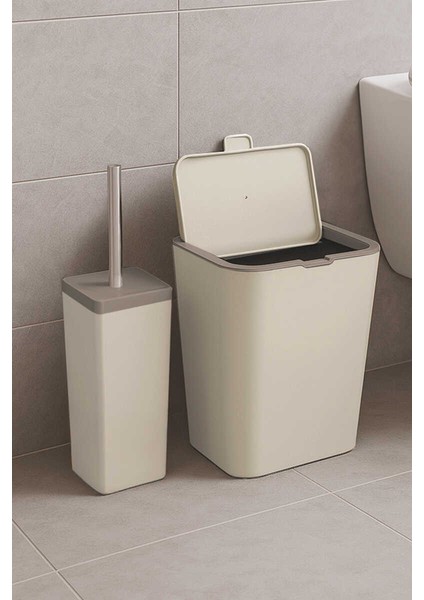 Prima Nova Flip 2'li Banyo Seti - Bej