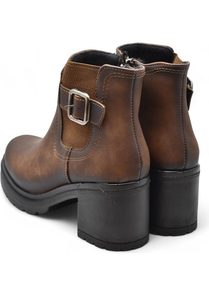4563 Kadın Bot Ayakkabı Kaymaz Taban Fermuarlı Bağcıklı Günlük Kadın Bot fırsatları