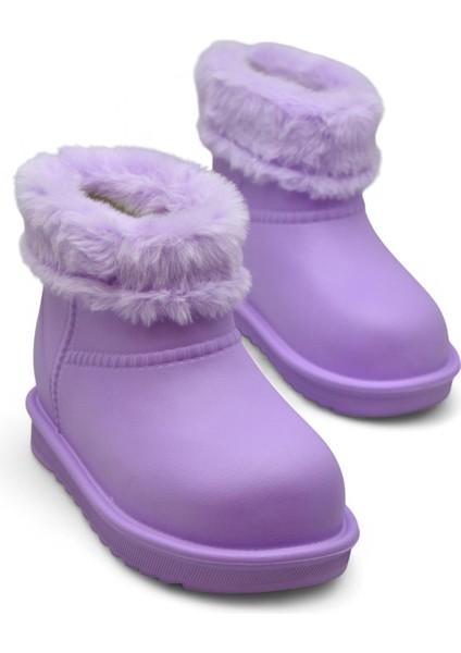 65D Rahat Taban Içi Kürklü Su Geçirmez Kız Çocuk Bot Günlük Çocuk Bot indirimleri