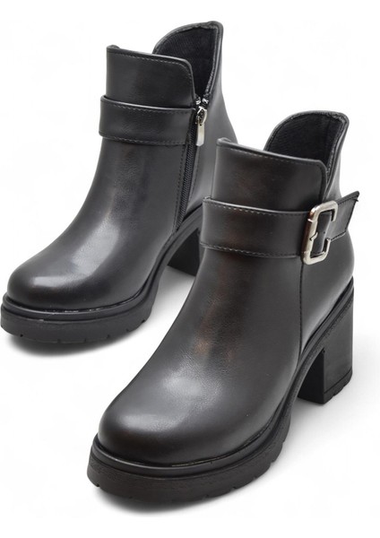 4560 Kadın Bot Ayakkabı Kaymaz Taban Fermuarlı Bağcıklı Günlük Kadın Bot fiyatları