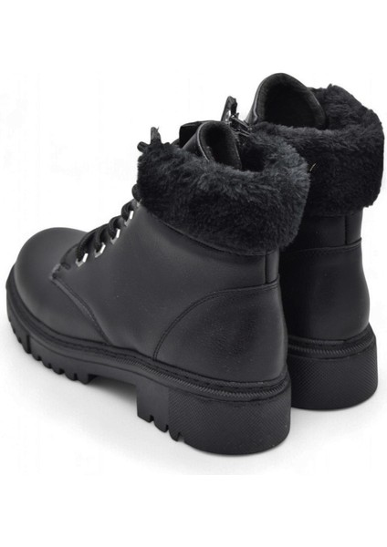4562 Kadın Bot Ayakkabı Kaymaz Taban Fermuarlı Bağcıklı Günlük Kadın Bot indirimleri