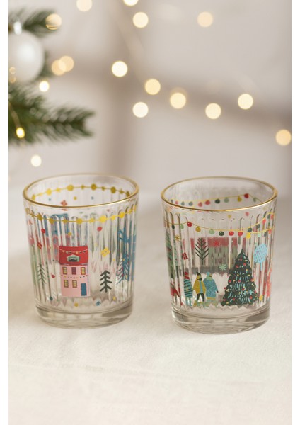 Cozy Winter Optic 2'li Su Bardağı Seti 360 cc