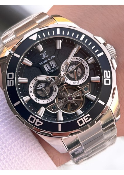 Otomatik Mekanizma Takvimli Kadran Kadranlı 2 Yıl Garantili Erkek Kol Saati OTM.13754.2 fiyatları