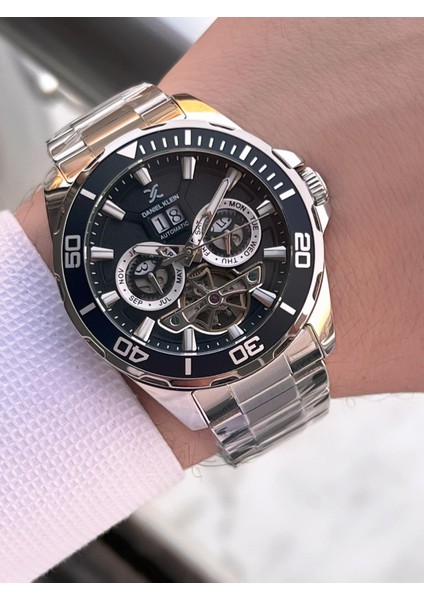 Otomatik Mekanizma Takvimli Kadran Kadranlı 2 Yıl Garantili Erkek Kol Saati OTM.13754.2 modelleri