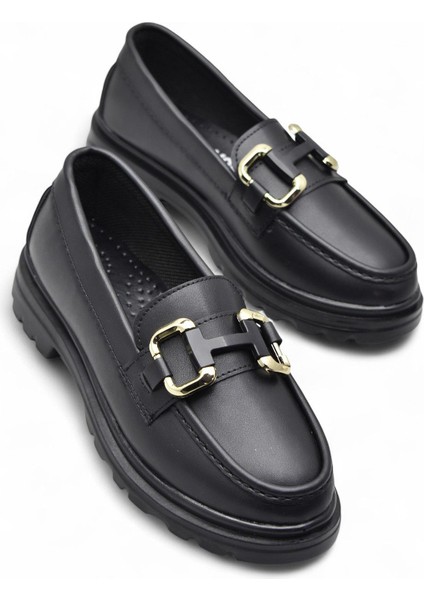 810 Rahat Taban Günlük Siyah Kadın Laofer Ayakkabı Casual Kadın Ayakkabı modelleri