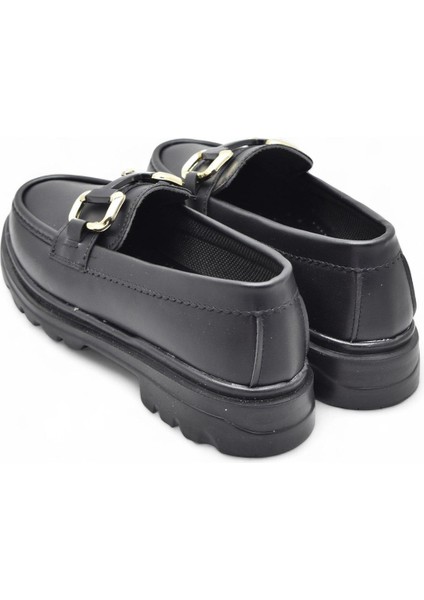 810 Rahat Taban Günlük Siyah Kadın Laofer Ayakkabı Casual Kadın Ayakkabı indirimleri