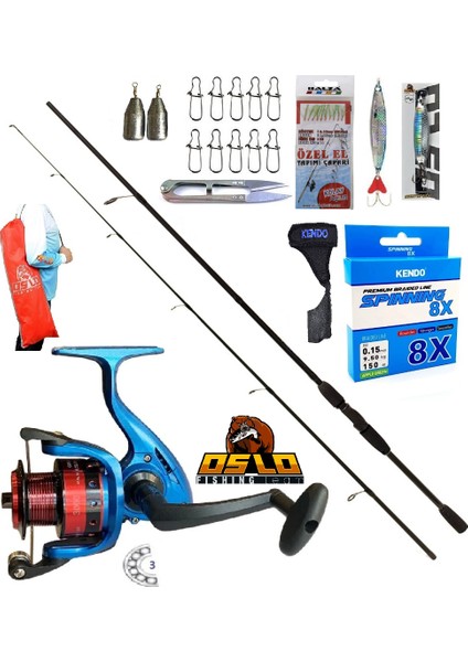 3000 270CM 20-40GR Remixon Double Black Spin Olta Takımı Seti