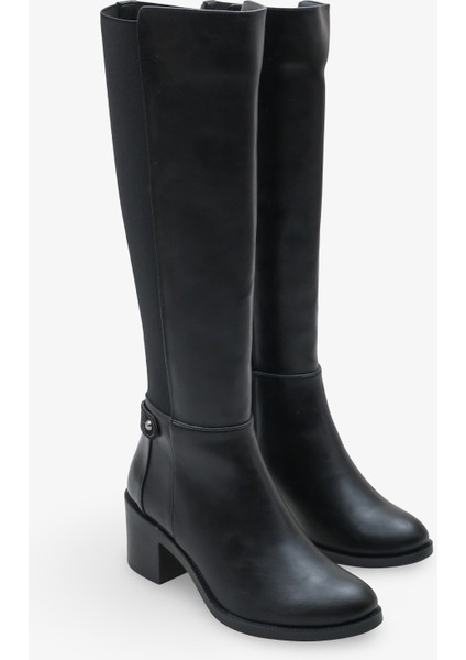 Jutti Kadın Dolgu Topuklu Günlük Bot - Siyah fiyatları