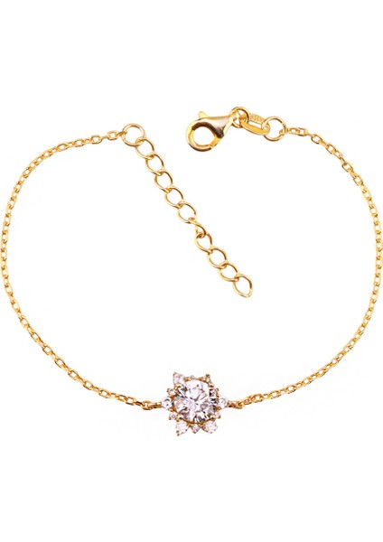 Yıldız Gümüş Bileklik Ms3285, 925 Ayar Kadın Bileklik, Altın Kaplama, İthal Ürün fiyatları