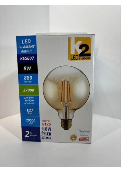 LED Fılamentrustik Ampül modelleri