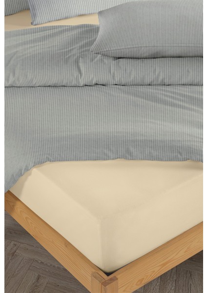 Chıc %100 Pamuk Ranforce Akay Koyu Gri Ipliği Boyalı Nevresim Takımı Çift Kişilik - 200X220 cm modelleri